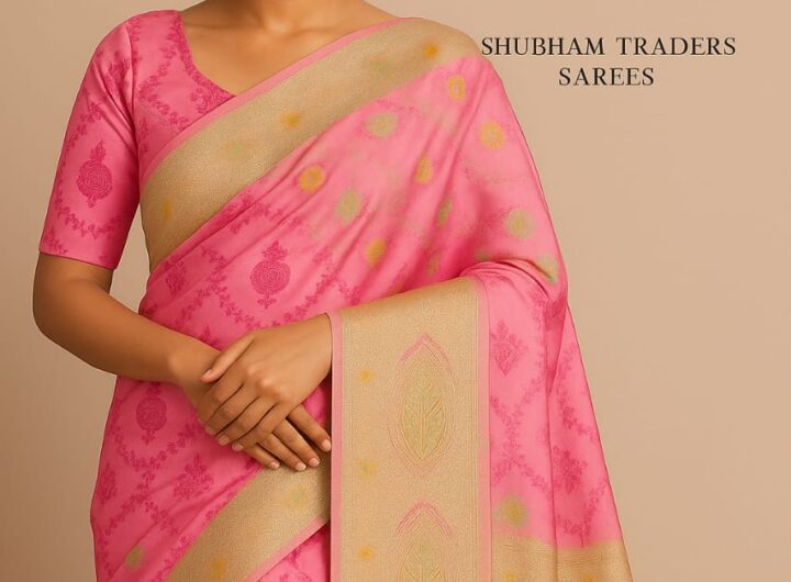 Shaam-e-Gulabi Silk Saree – By Shubham Traders Sarees - Image 5